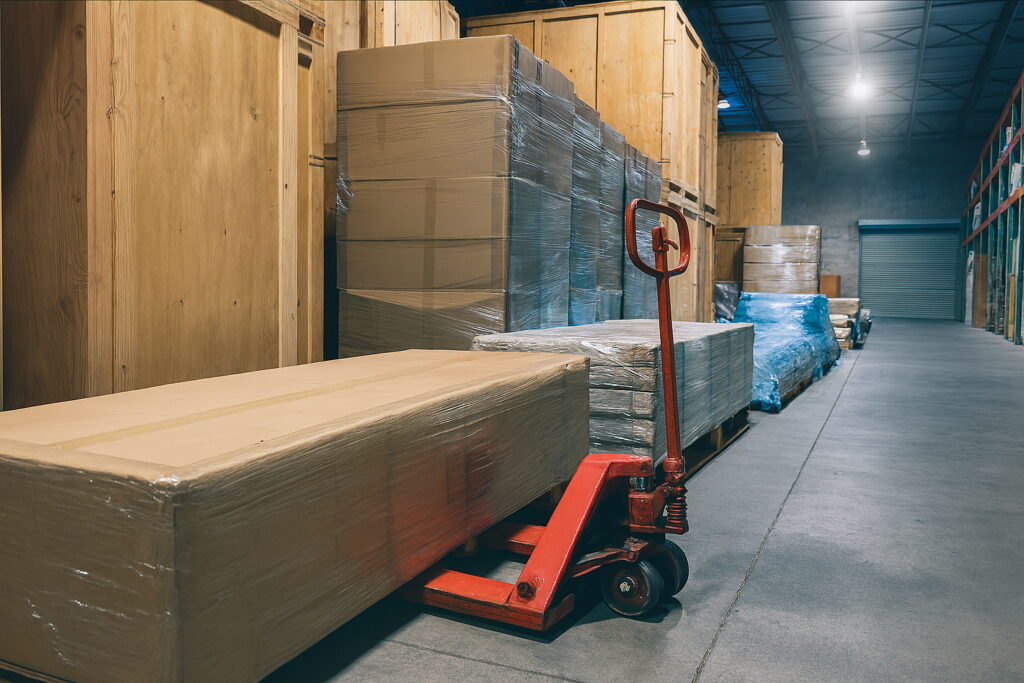 Inventory receiving and staging for project-based freight